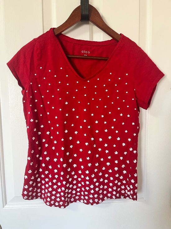 cleo Tops - Cleo Canada Day shirt